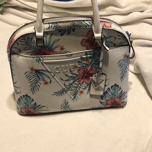 Floral guess purse perfect for florida spring break vaca!